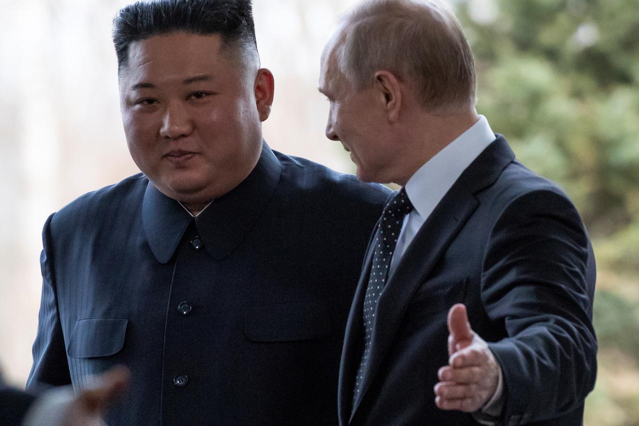 Kim Jong Un i Vladimir Putin