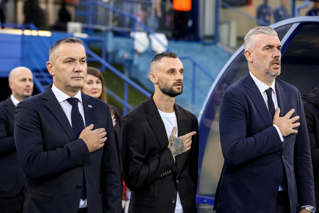 Zagreb: Marcelo Brozović uoči susreta Hrvatske i Škotske dobo priznanje HNS-a 