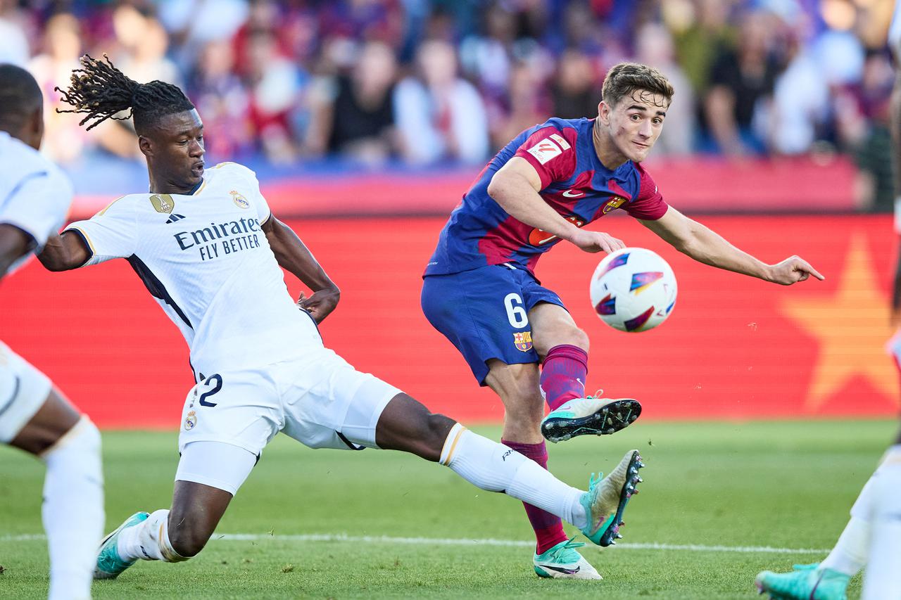 Victoire du Real Madrid face à Barcelone (2 - 1) en match de La Liga à Barcelone