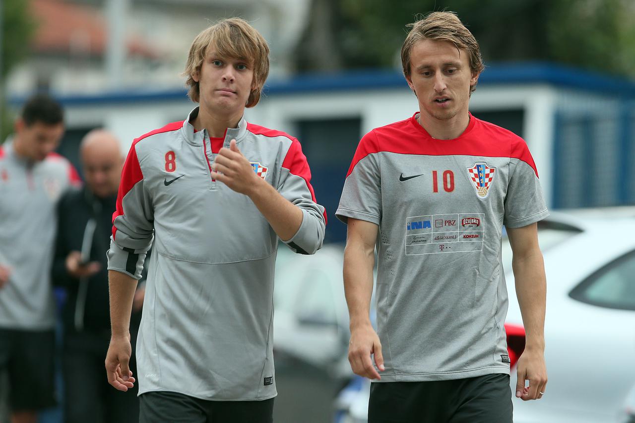 Alen Halilović i Luka Modrić