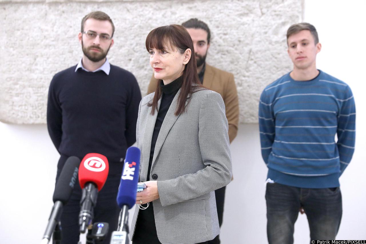Zagreb: Vesna Vučemilović primila je predstavnike inicijative "Studenti za slobodu"
