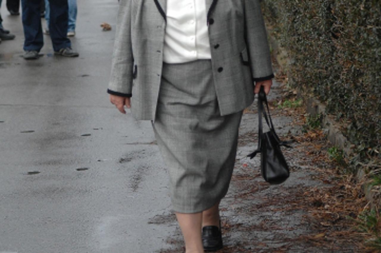 '16.03.2011., Vukovar - Vesna Bosanac, ratna ravnateljica vukovarske bolnice, dosla je na otvorenje Doma ucenika Vukovar i sastala se s premijerkom.  Photo: Marko Mrkonjic/PIXSELL'