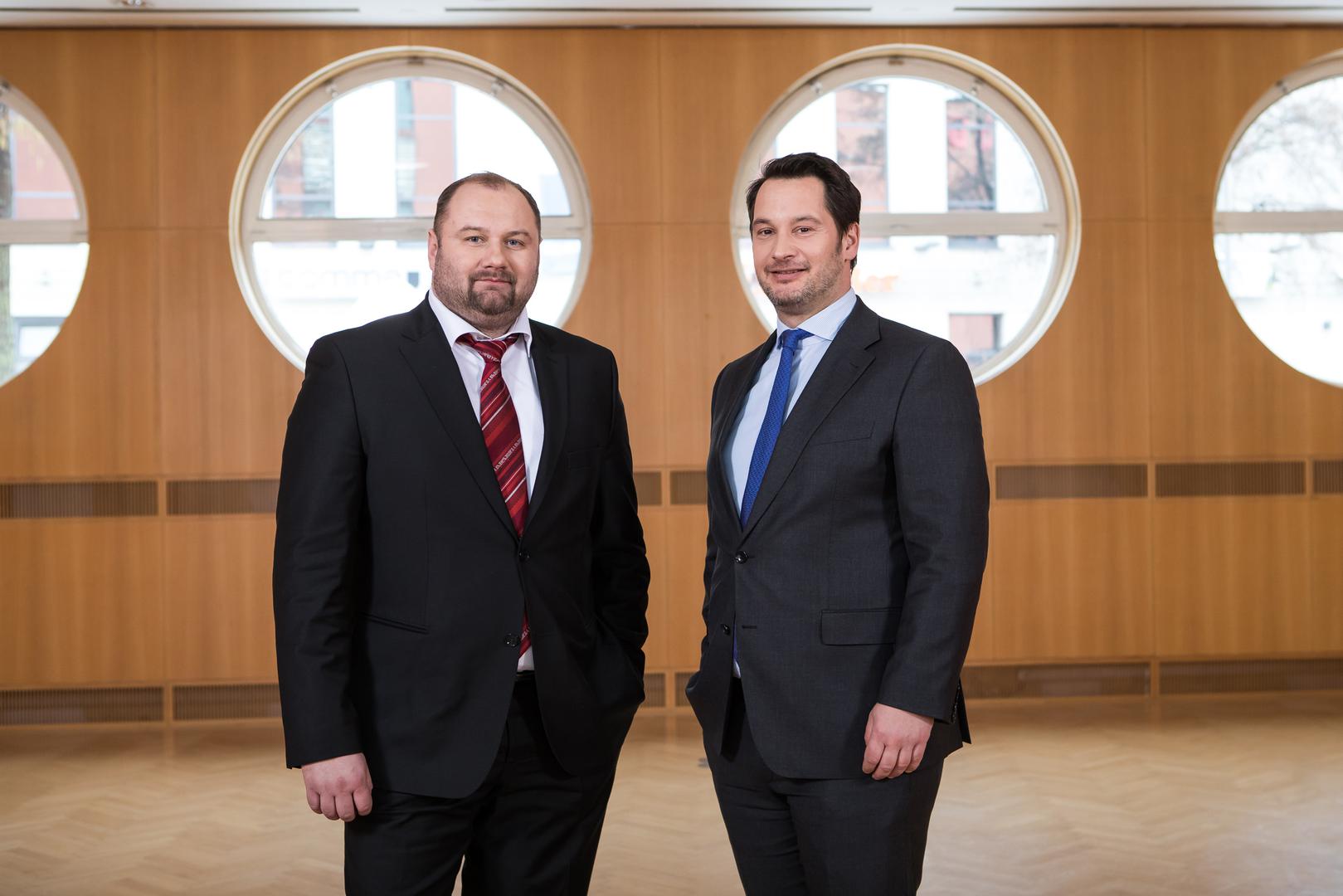 Tihomir Zadražil i Juraj Pezelj, direktori BKS Bank AG, Glavna podružnica Hrvatska