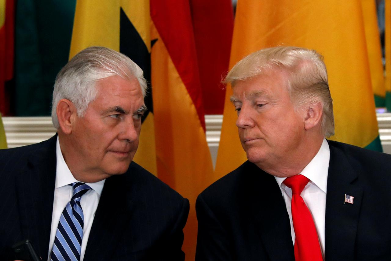 Rex Tillerson i Donald Trump