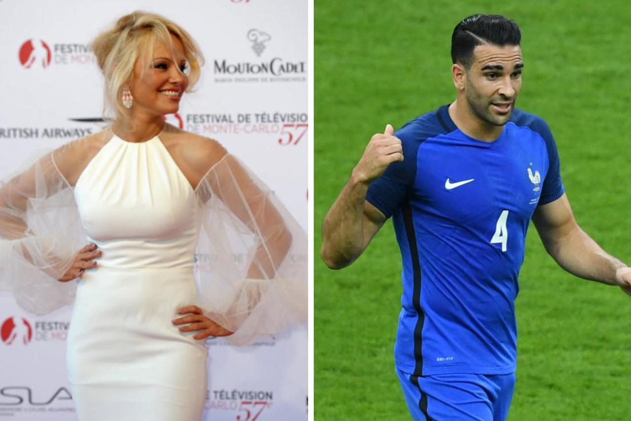 Pamela Anderson i Adil Rami