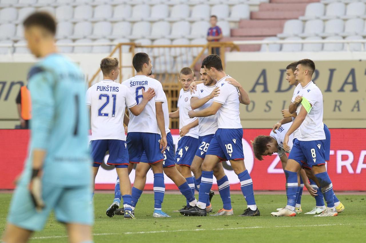 Split: Uzvratna utakmica 2. kola Lige prvaka mladih između Hajduka i Apolonije