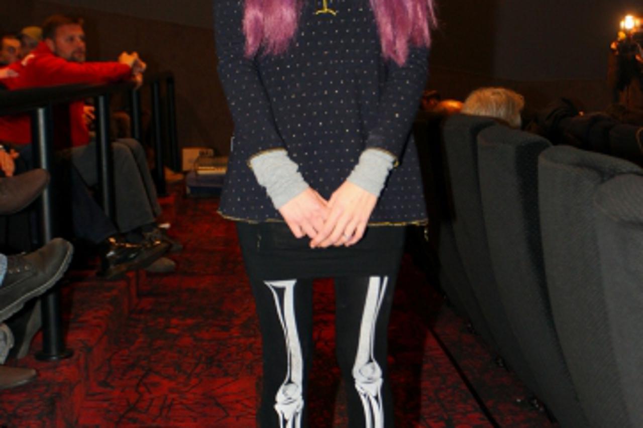 '05.03.2013., Zagreb - U IMAX kinu u CineStar Arena centru proglasene su nominacije za ovogodisnju nagradu Porin, koja obiljezava 20 godina postojanja. Ella Dvornik.  Photo: Tomislav Miletic/PIXSELL'