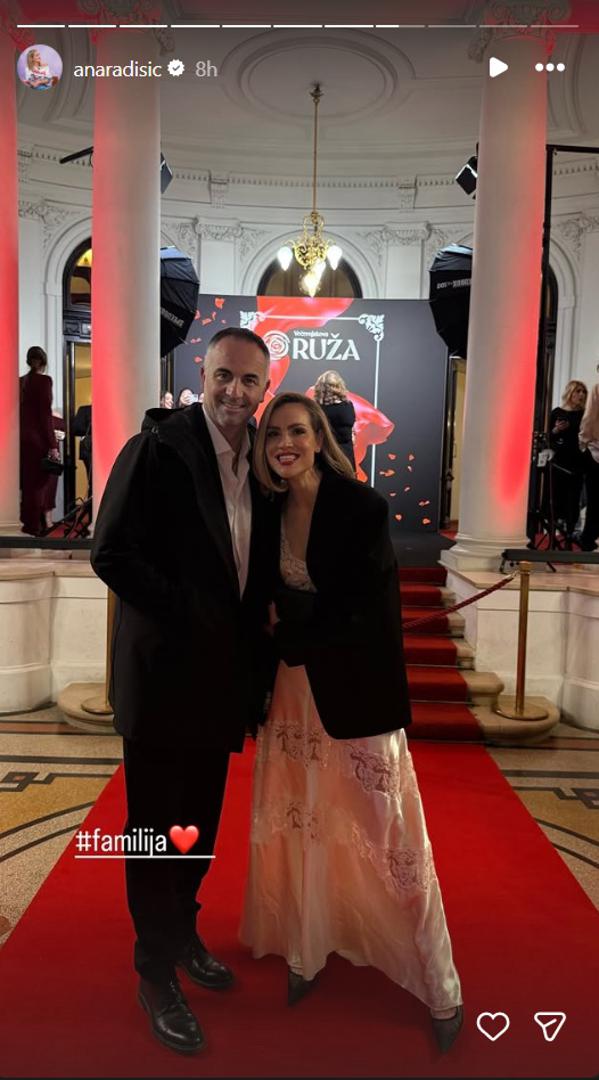 Ana Radišić u društvu Joška Lokasa