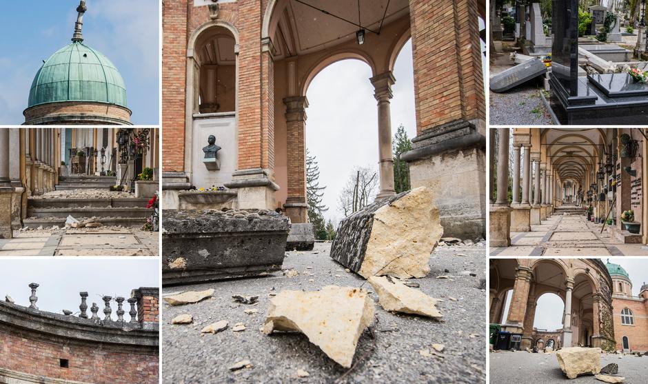 Kompleks groblja Mirogoj – zbog velikih oštećenja koje je prouzročio potres u ožujku prošle godine, uvršten je na popis sedam najugroženijih spomenika i europskih lokaliteta kulturne baštine u Europi za 2021. godinu.