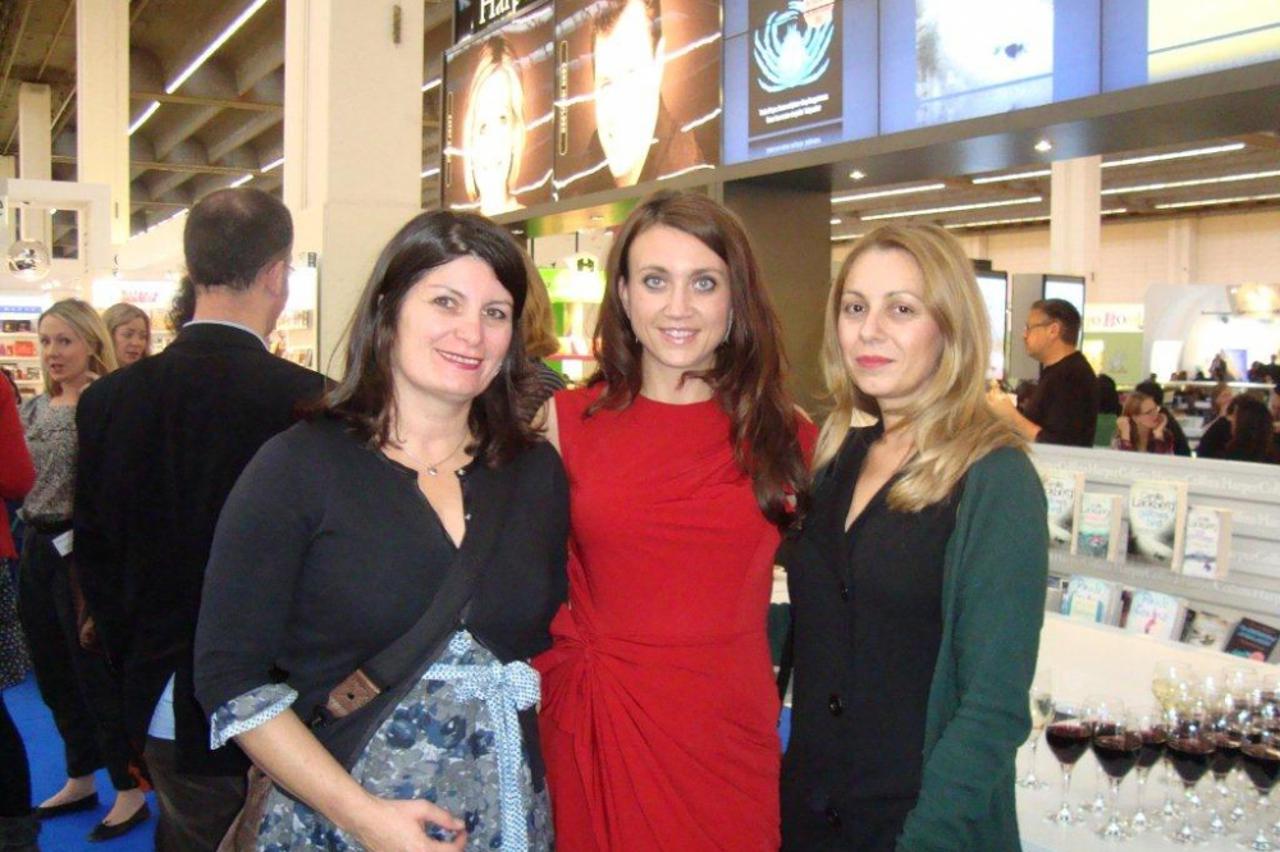 koraljka penavin, camilla lackberg i sandra ukalović u frankfurtu