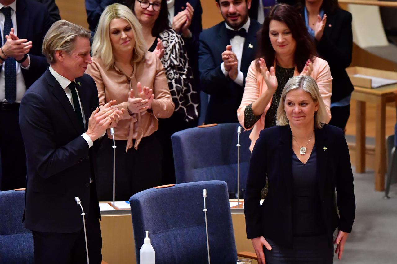 Swedish parliament elects Social Democrat leader as new PM for second time