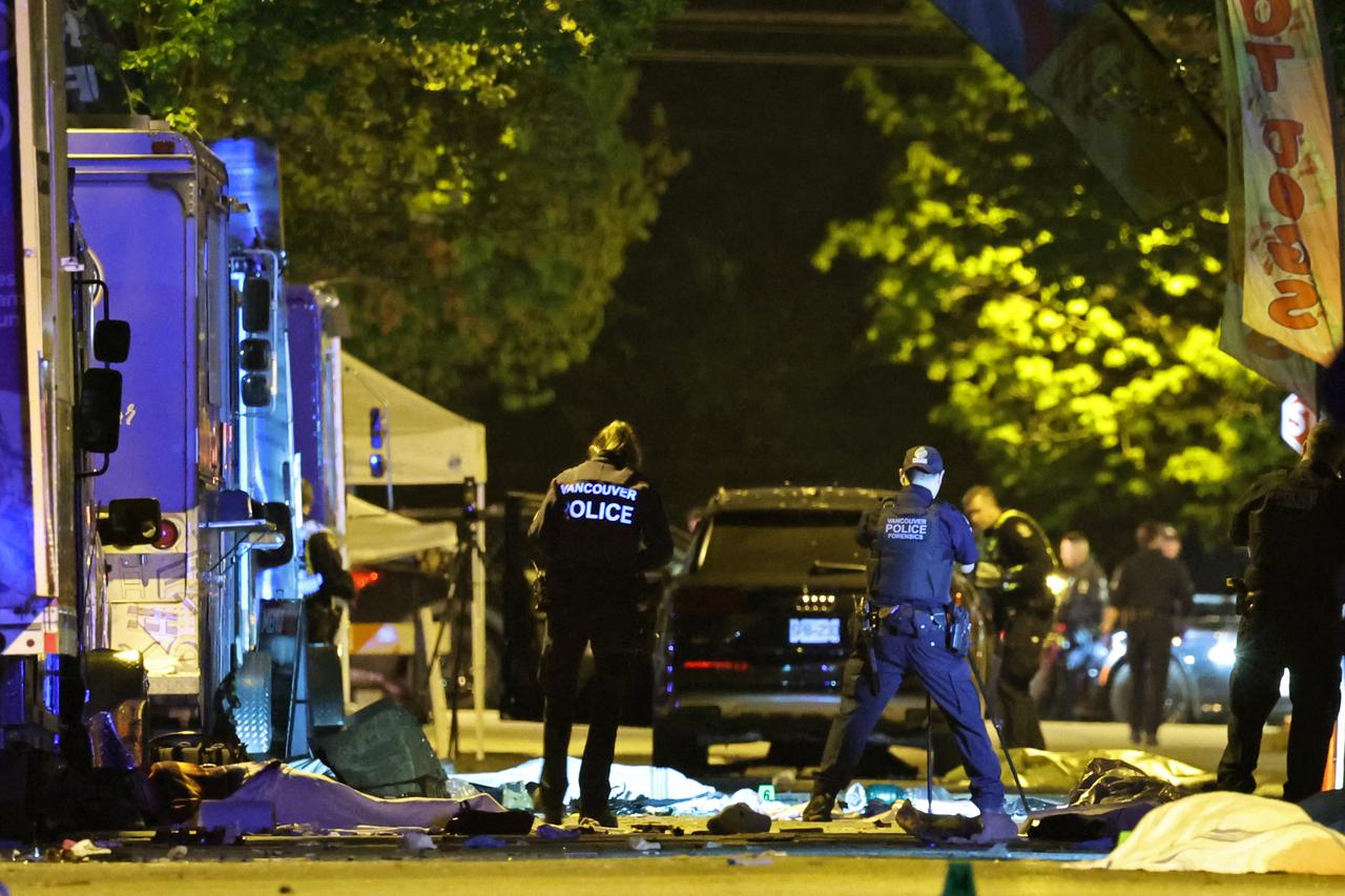 Vehicle driven into a crowd at the Lapu Lapu day block party, in Vancouver