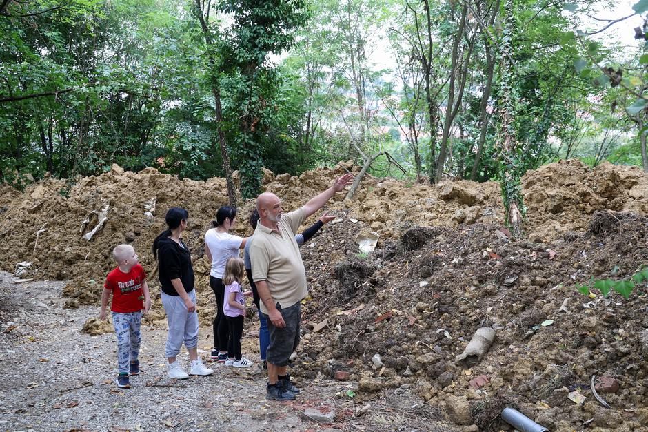 Zagreb: Klizište na Grmoščici