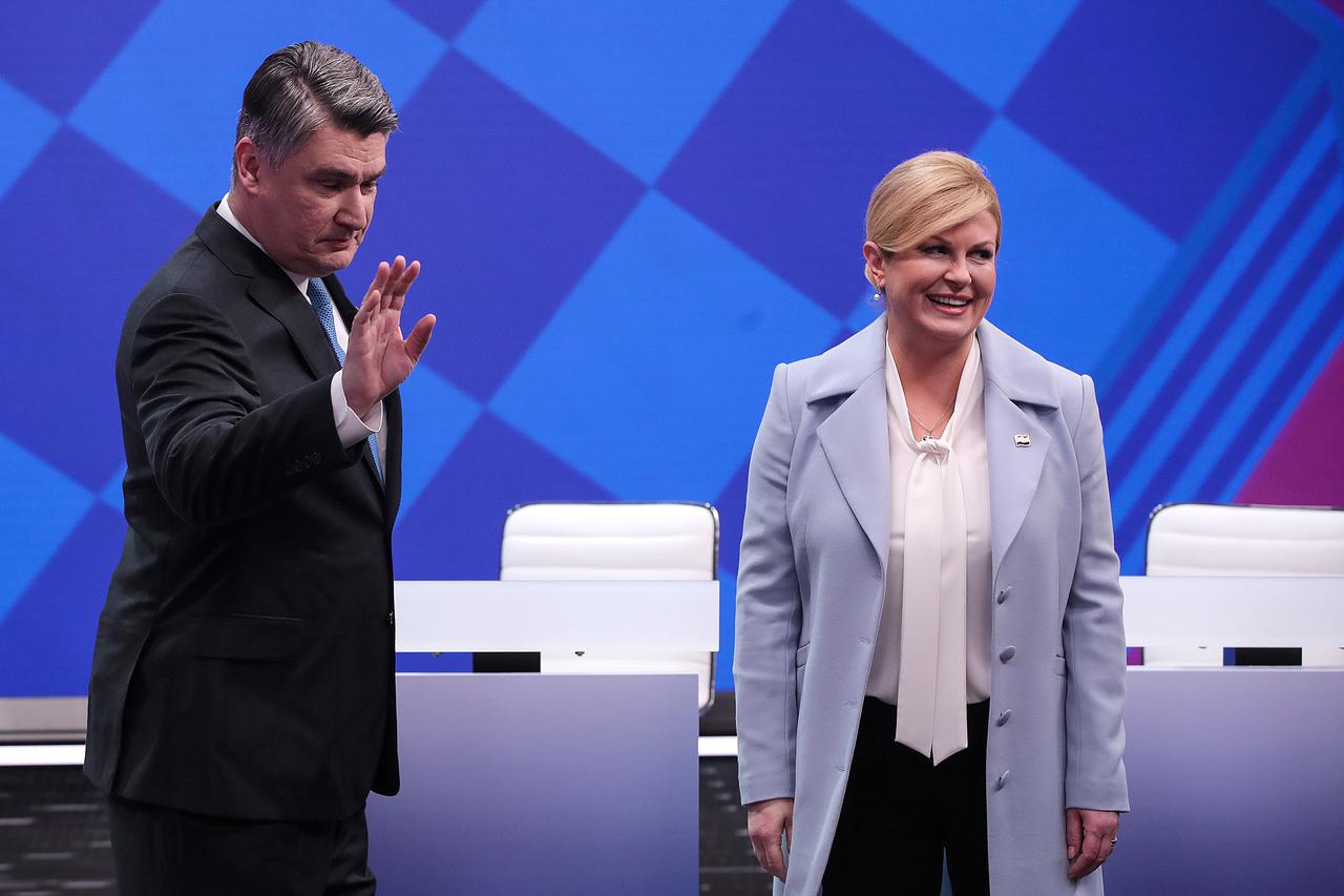 RTL-ovo sučeljavanje predsjedničkih kandidata Kolinde Grabar Kitarović i Zorana Milanovića