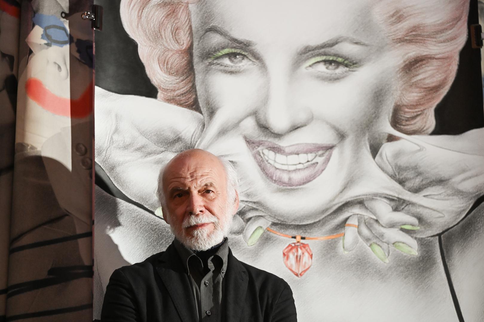 Za slikara Dimitrija Popovića Marilyn Monroe već trideset godina je inspiracija. No ovaj put priredio je izložbu i performans povodom 100. obljetnice njenog rođenja