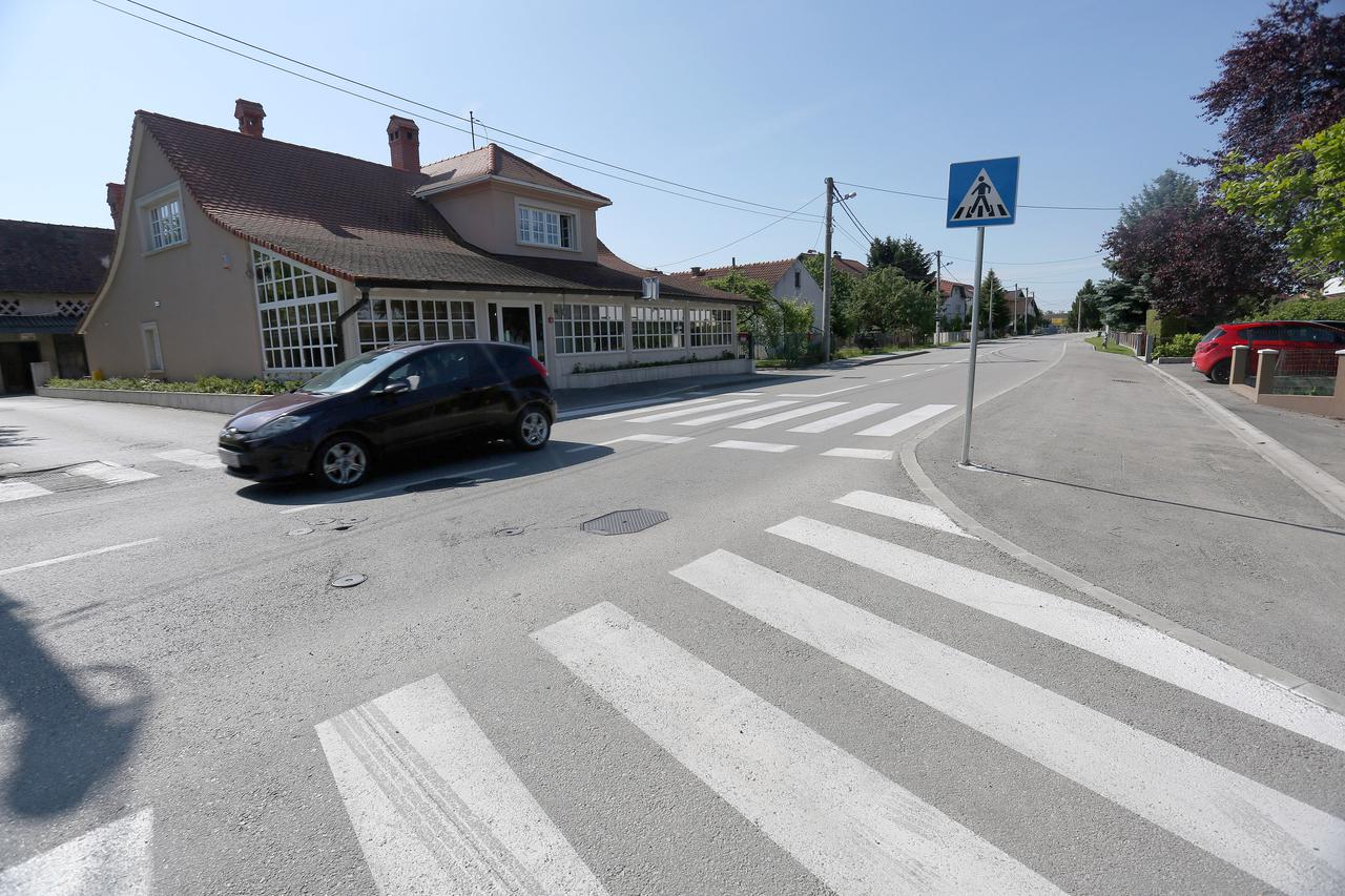 Mjesto prometne nesreće u Blato u kojoj je smrtno stradala djevojčica