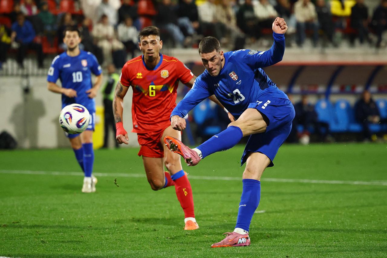 FIFA World Cup - UEFA Qualifiers - Group K - Andorra v Serbia