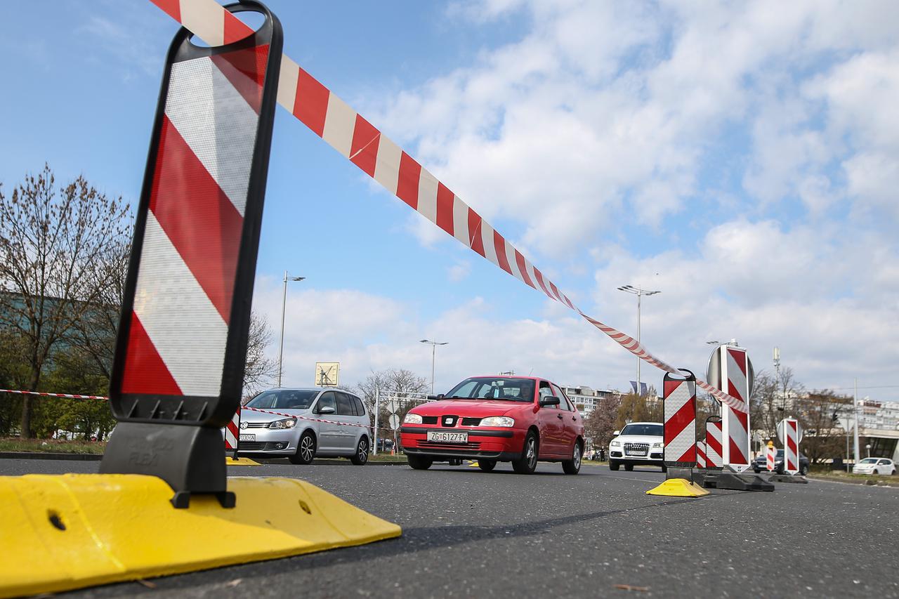 Zagreb: Zbog radova zatvoren rotor ispod mosta Mladosti