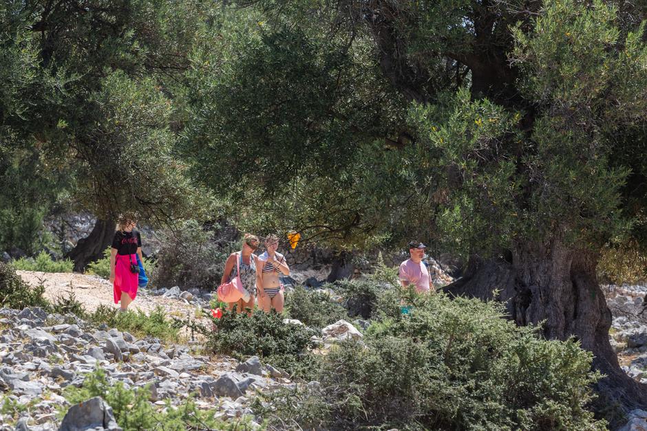 Turistička patrola u Lunu na otoku Pagu