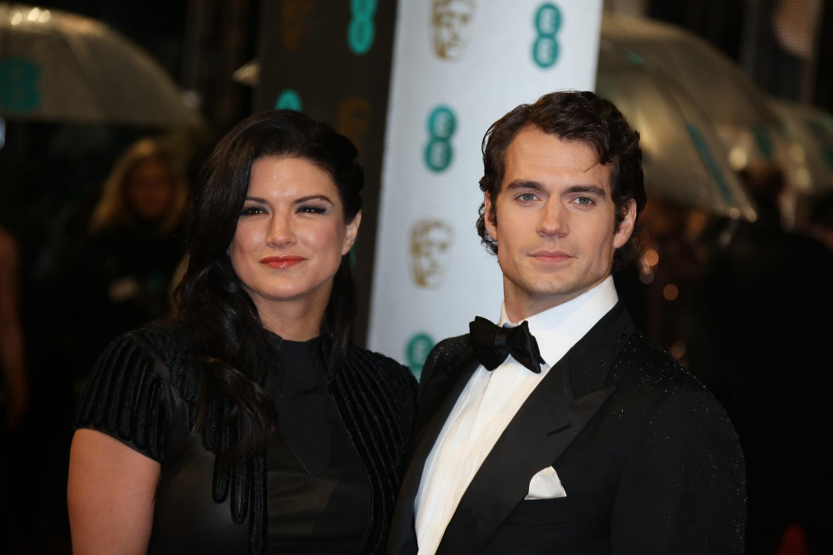 Actors Henry Cavill and Gina Carano arrive at the EE British Academy Film Awards at The Royal Opera House in London, England, on 10 February 2013. Photo: Hubert Boesl/DPA/PIXSELL