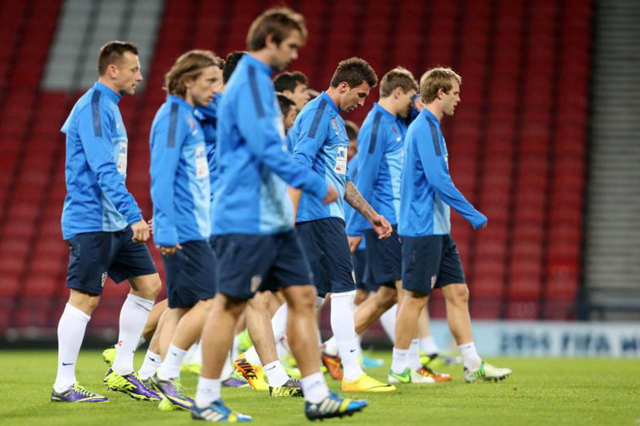 Hrvatska trening Glasgow (1)