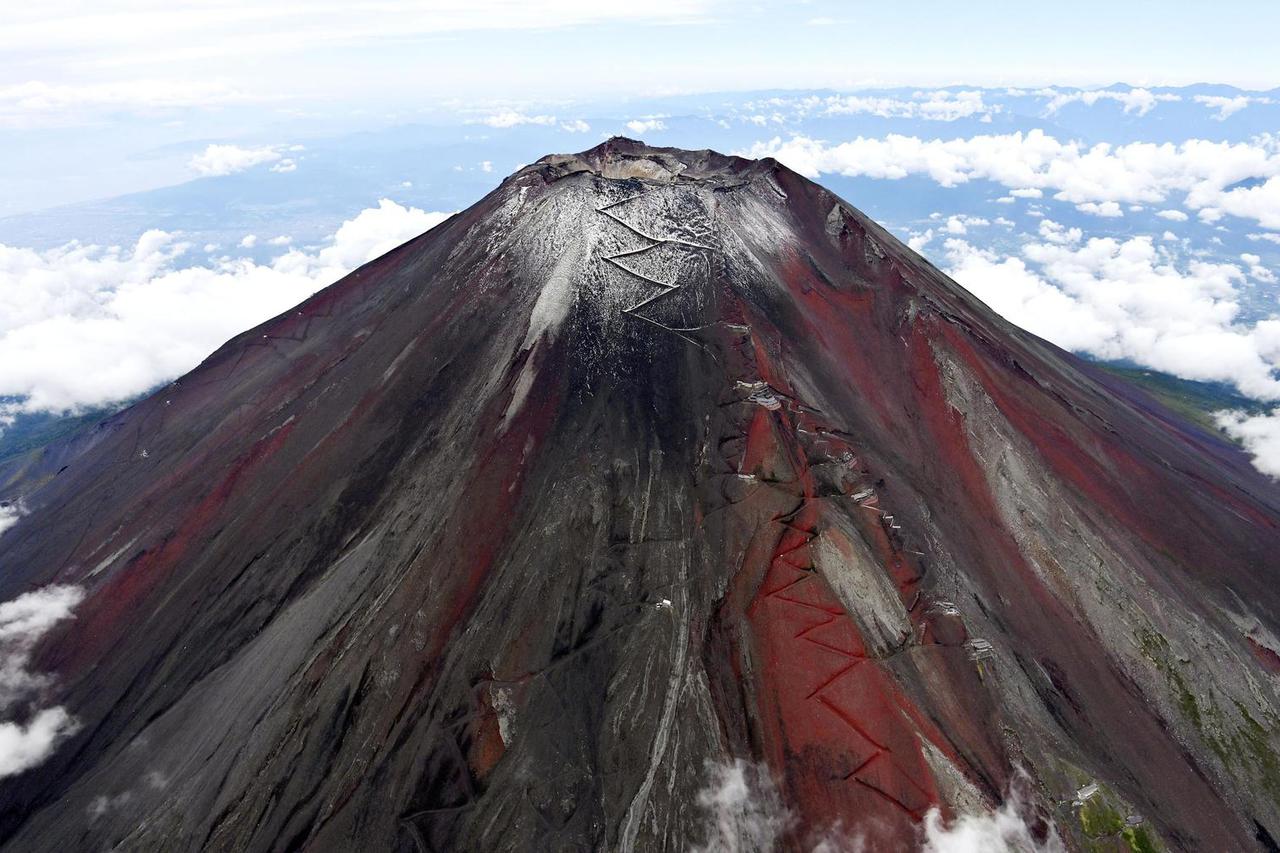 Snowcap on Mt. Fuji
