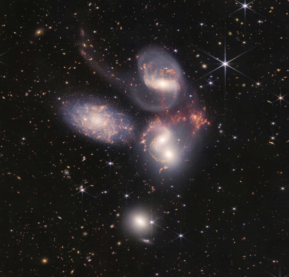 NASAs James Webb Space Telescope First Images - Interacting Galaxies