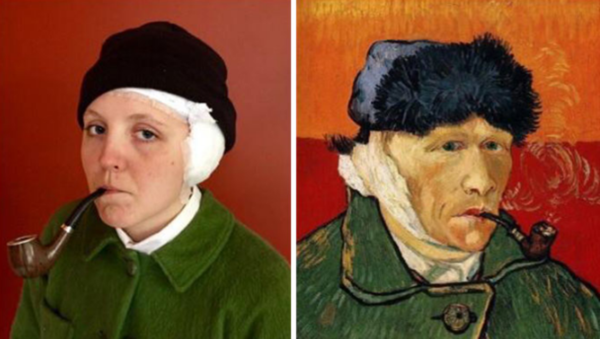 Imala je operaciju uha, a odlučila je izvući nešto pozitivno iz toga i samu sebe usporedila s Van Goghom.