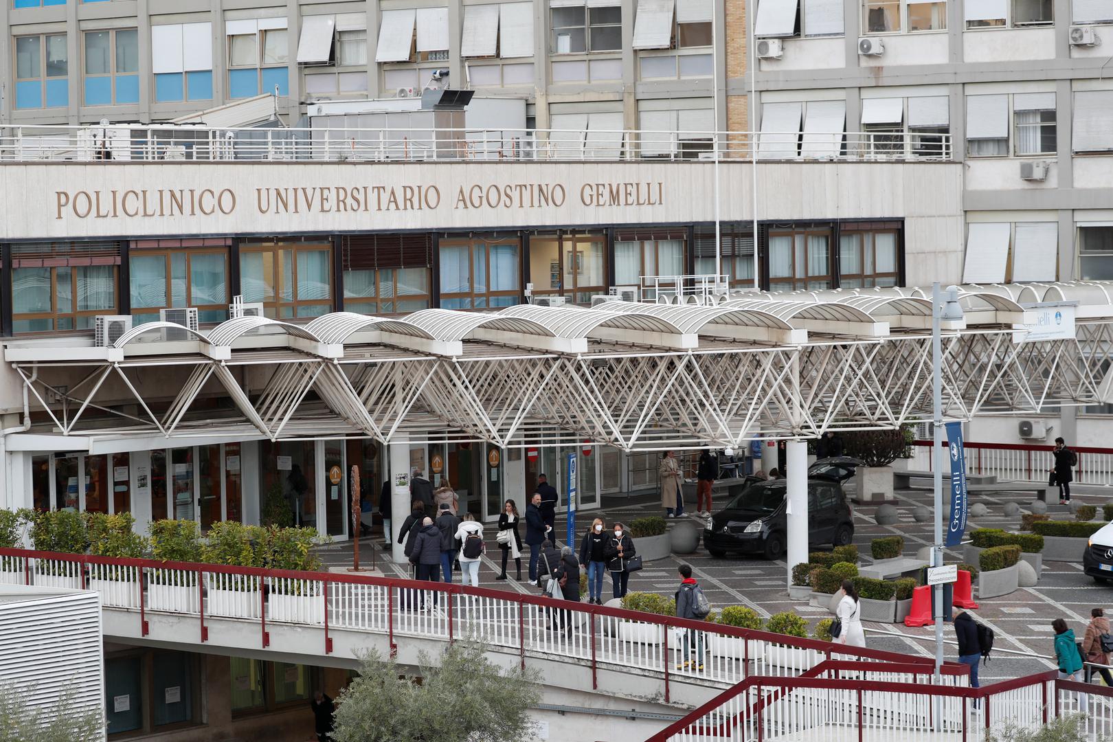 A general view of the Gemelli Hospital where Pope Francis is hospitalised for a respiratory infection, in Rome, Italy March 30, 2023. REUTERS/Remo Casilli Photo: REMO CASILLI/REUTERS