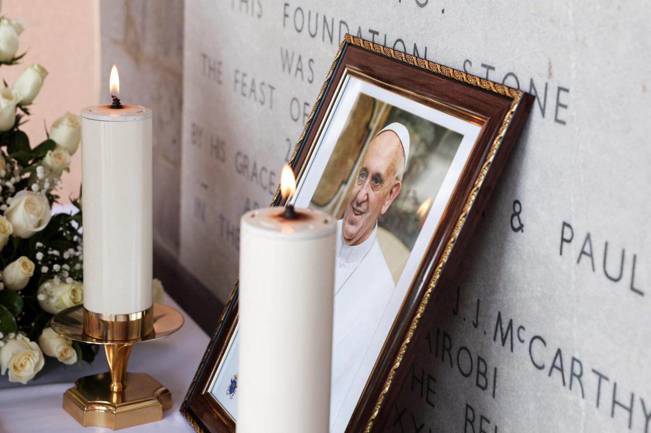 Mourning after the death of Pope Francis, in Nairobi