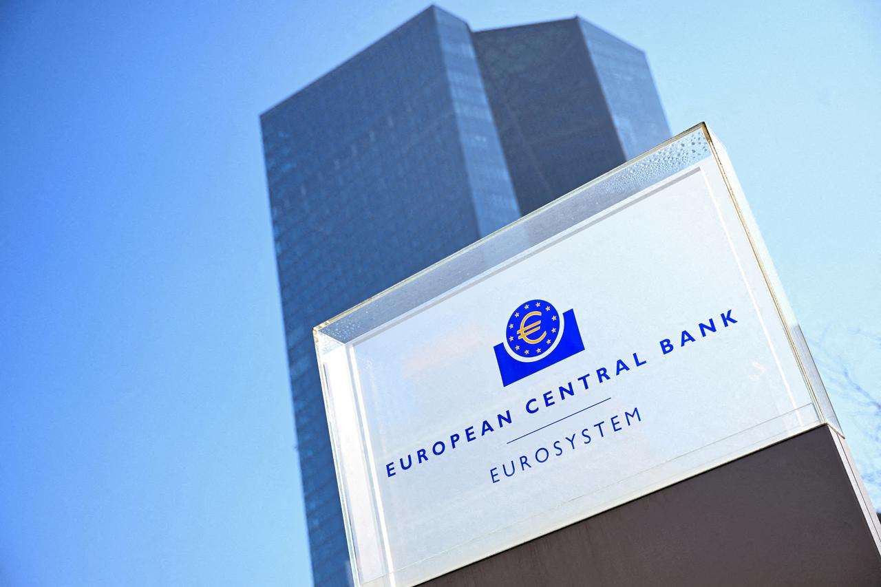 FILE PHOTO: A view of the European Central Bank (ECB) headquarters in Frankfurt