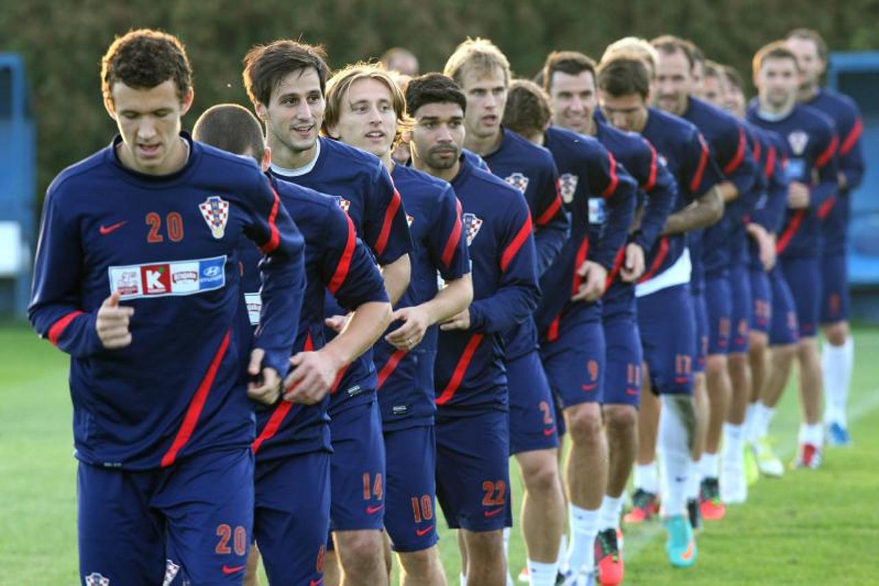 Hrvatska nogometna reprezentacija, trening (1)