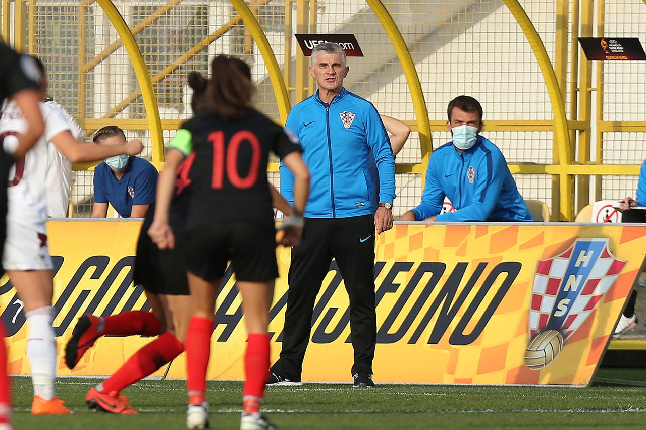 Zaprešić: Kvalifikacijska utakmica za žensko nogometno EP, Hrvatska - Švicarska