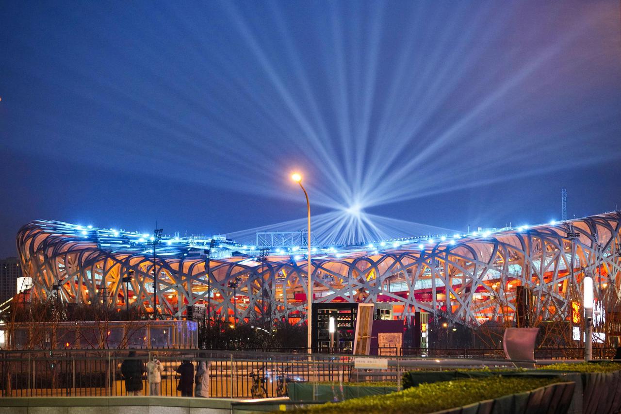 Scene in Beijing ahead of Olympics