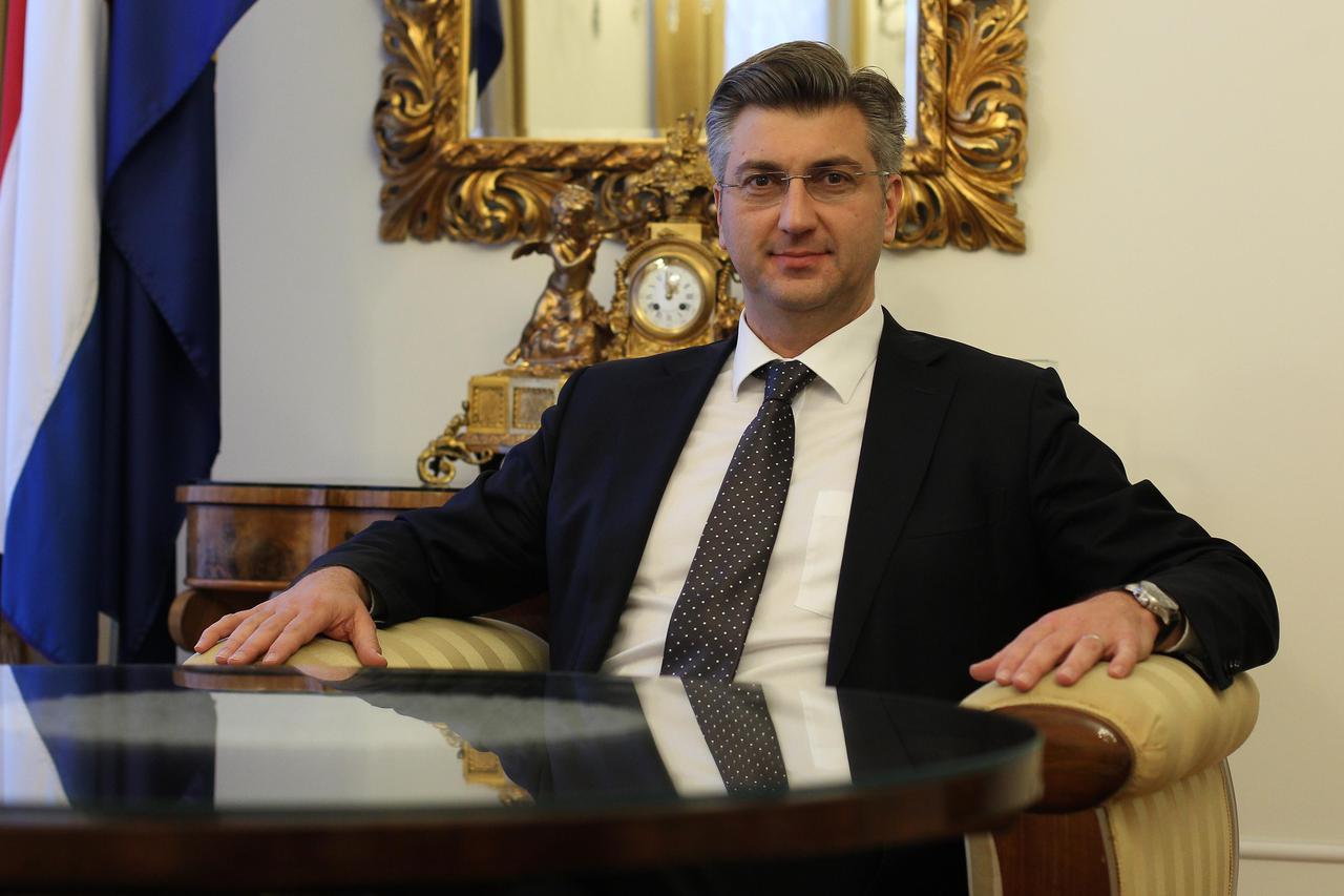 29.12..2016.Zagreb- Predsjednik Vlade Republike Hrvatske, Andrej Plenkovic. Photo: Boris Scitar/Vecernji list/PIXSELL