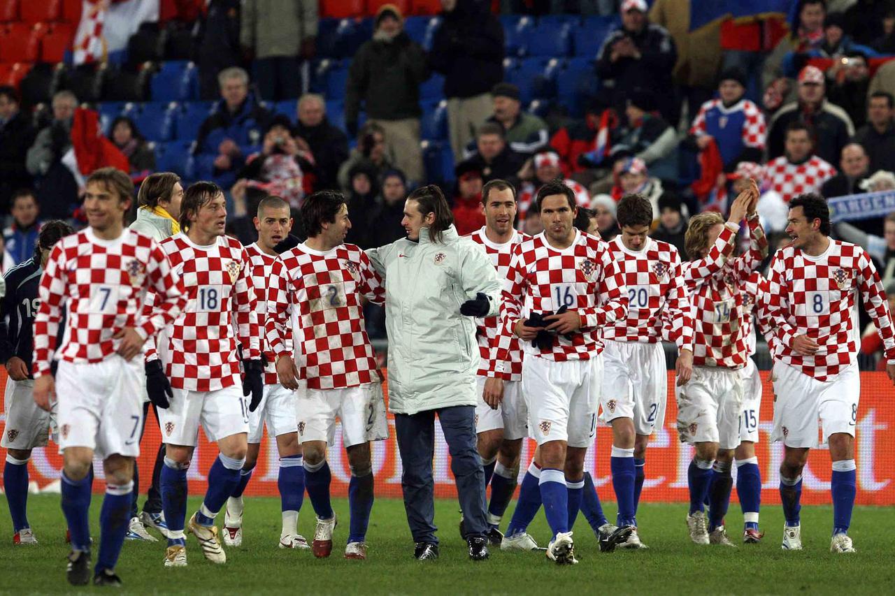 Basel: Prijateljska utakmica, Hrvatska - Argentina, 01.03.2006.