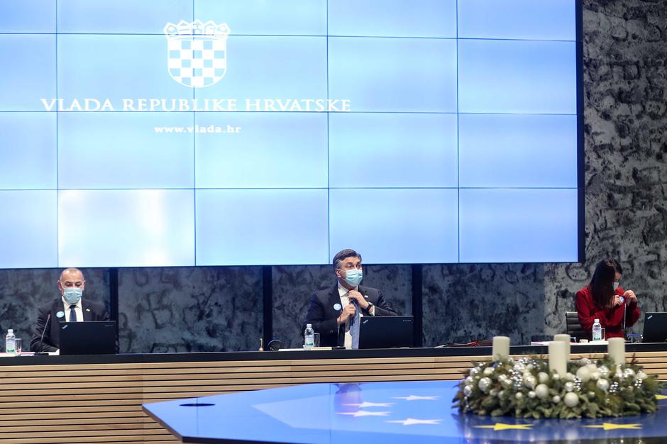 Zagreb: Na sjednici Vlade usvojen plan za cijepljenje građana protiv koronavirusa