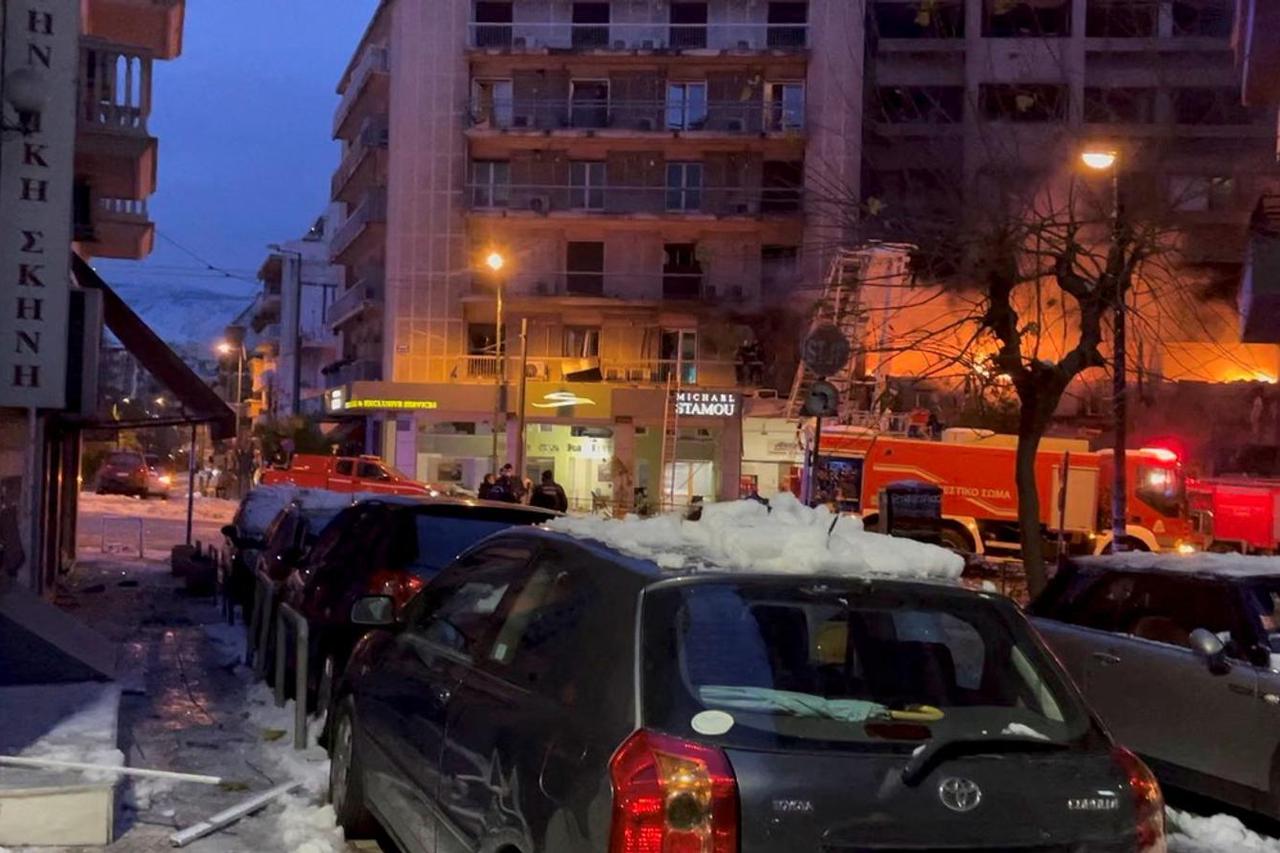 Blast in Greek capital damages buildings, one injured