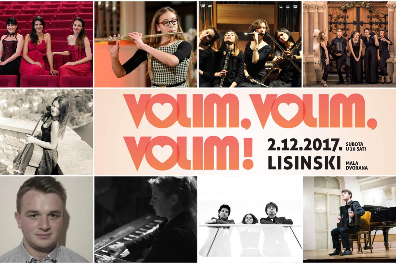 Koncert Volim, volim, volim! – revija istaknutih mladih glazbenika