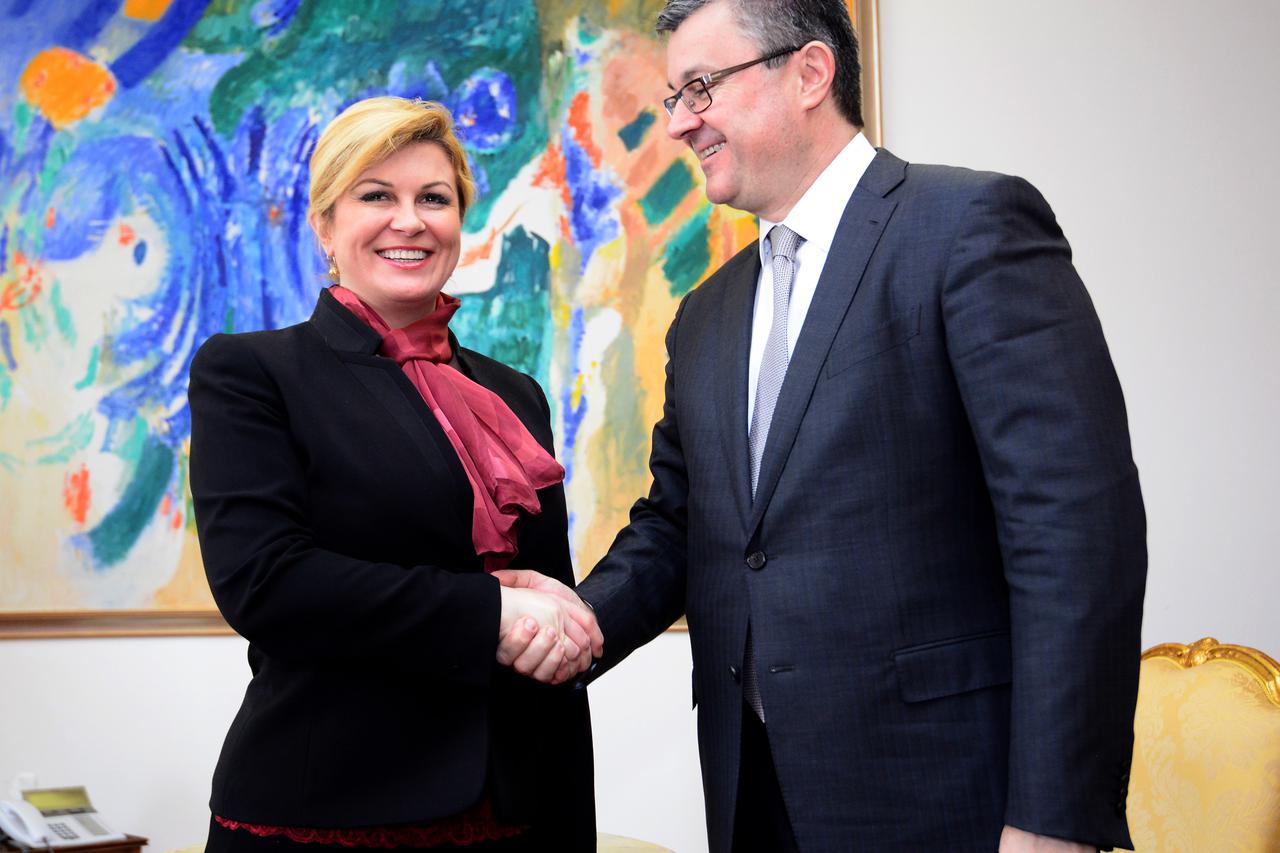 Kolinda Grabar-Kitarović i Tihomir Orešković