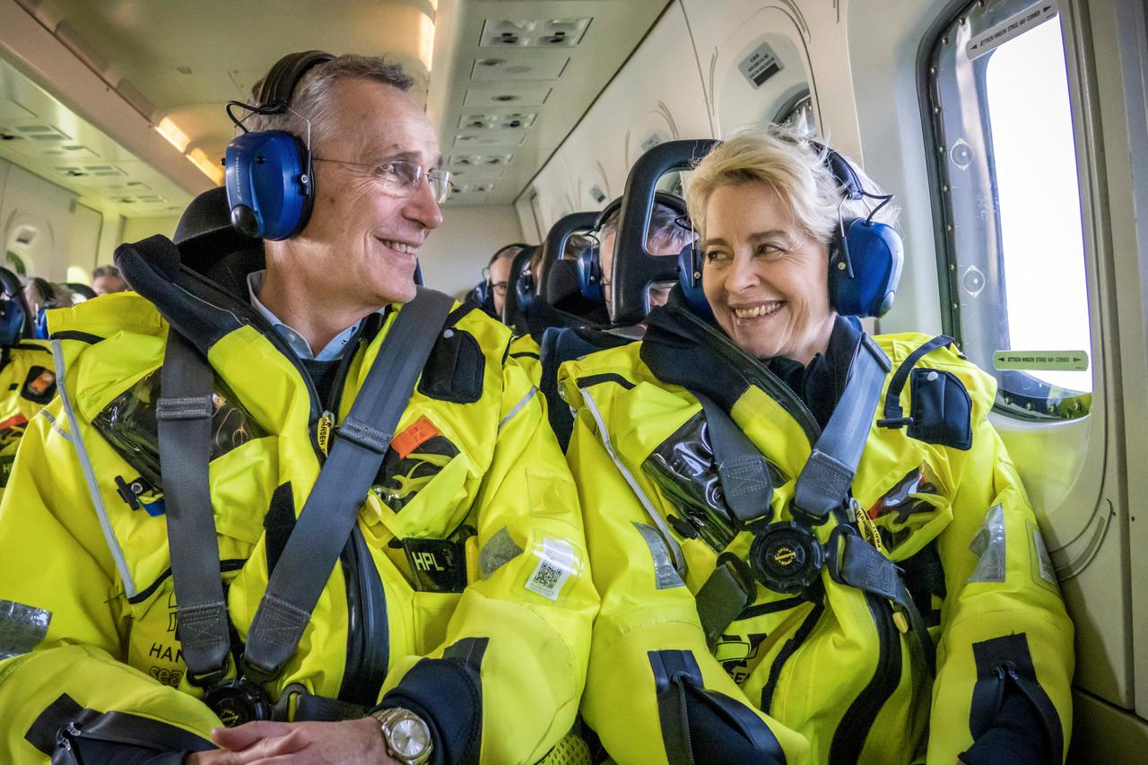Store, Stoltenberg and von der Leyen visit Troll A