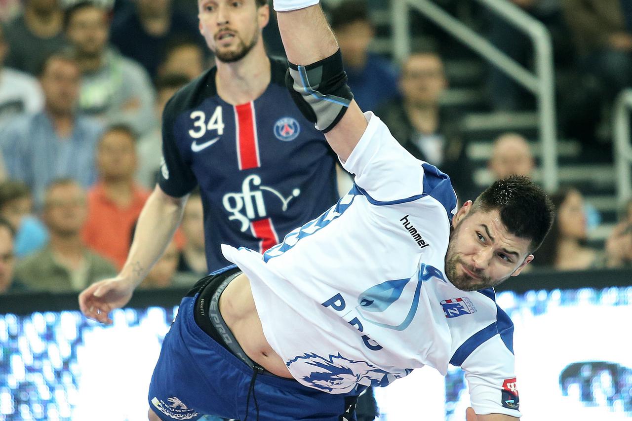 23.04.2016., Arena Zagreb, Zagreb - Prva utakmica cetvrtfinala Velux EHF Lige prvaka, RK PPD Zagreb - Paris Saint-Germain. Tin Kontrec. Photo: Petar Glebov/PIXSELL