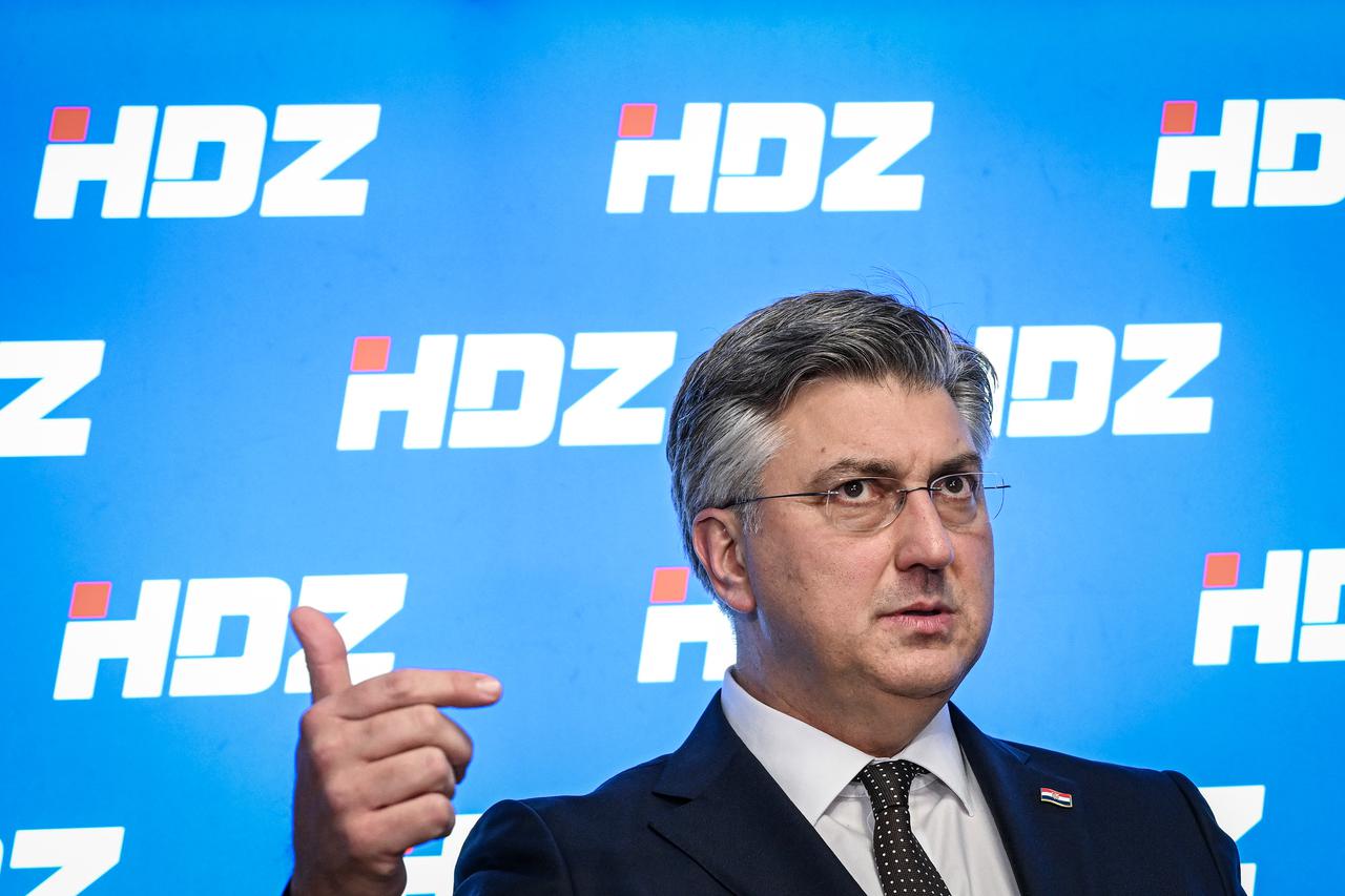 Zagreb: Izjava za medije Andreja Plenkovića nakon zajedničke sjednice Predsjedništva i Nacionalnog odbora HDZ-a