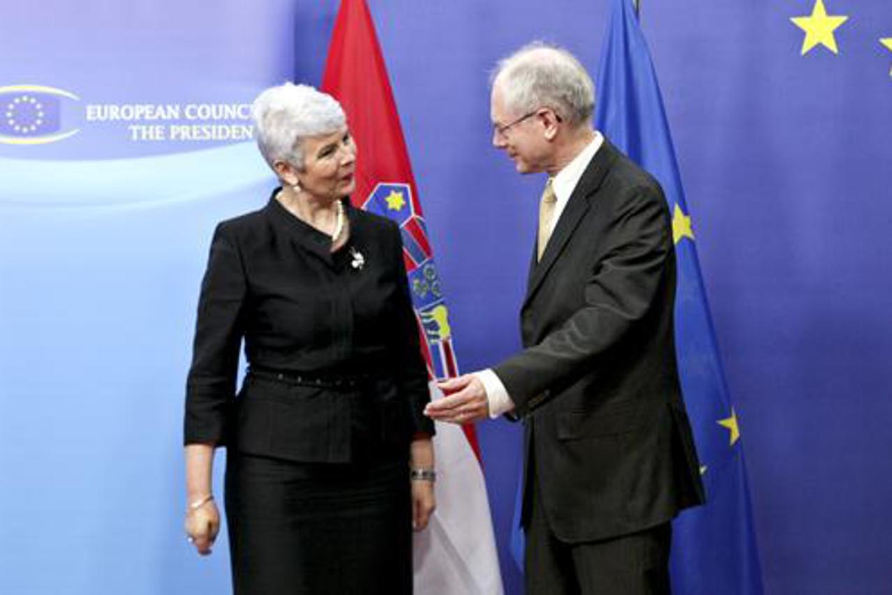 Kosor i van Rompuy