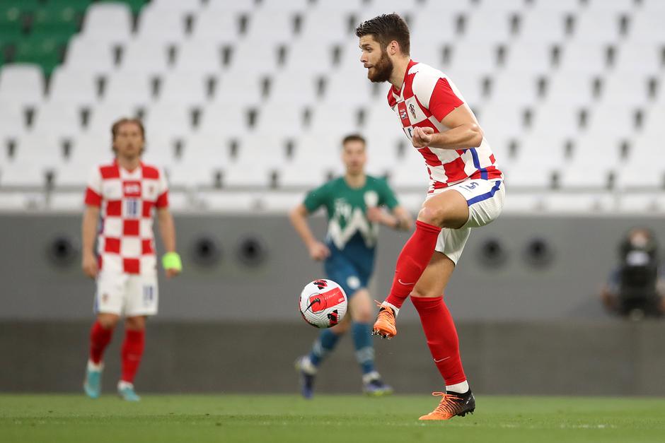 Doha: Prijateljska nogometna utakmica Hrvatska - Slovenija