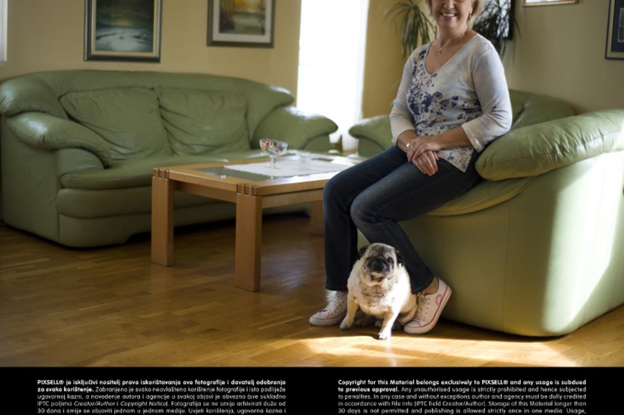 '01.10.2013., Zagreb - Prva gradonacelnica Varazdina Katarina Fucek, bila je na celu Varazdina od 1990. do 1992. godine. photo: Daniel Kasap/PIXSELL'