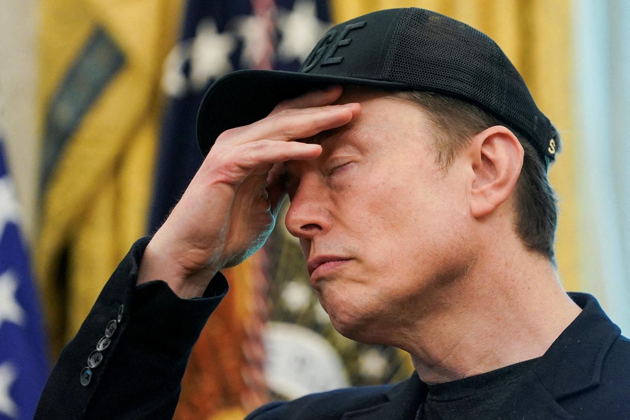 FILE PHOTO: Elon Musk is shown at the White House in Washington