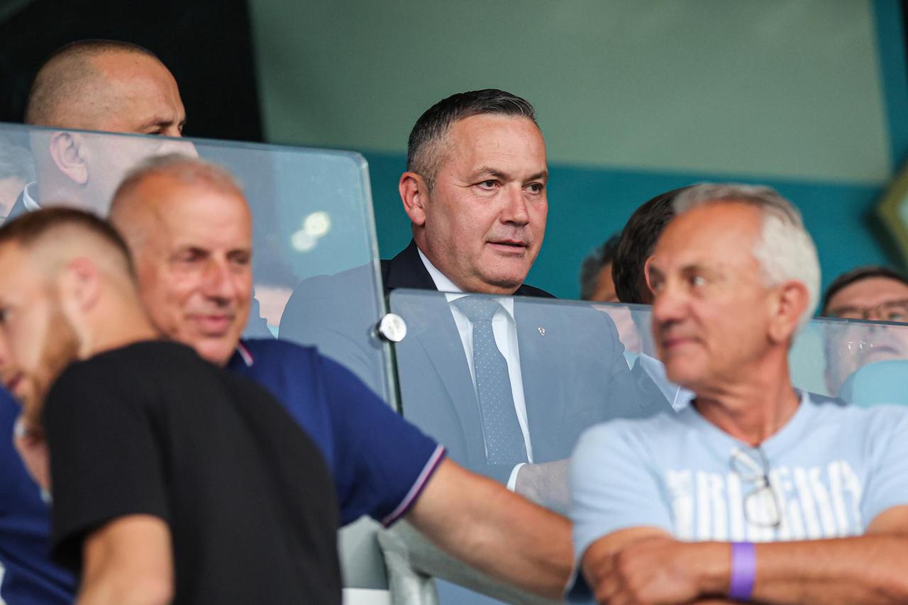 Rijeka: Svečana loža tijekom finalne utakmice SuperSport Hrvatskog nogometnog kupa