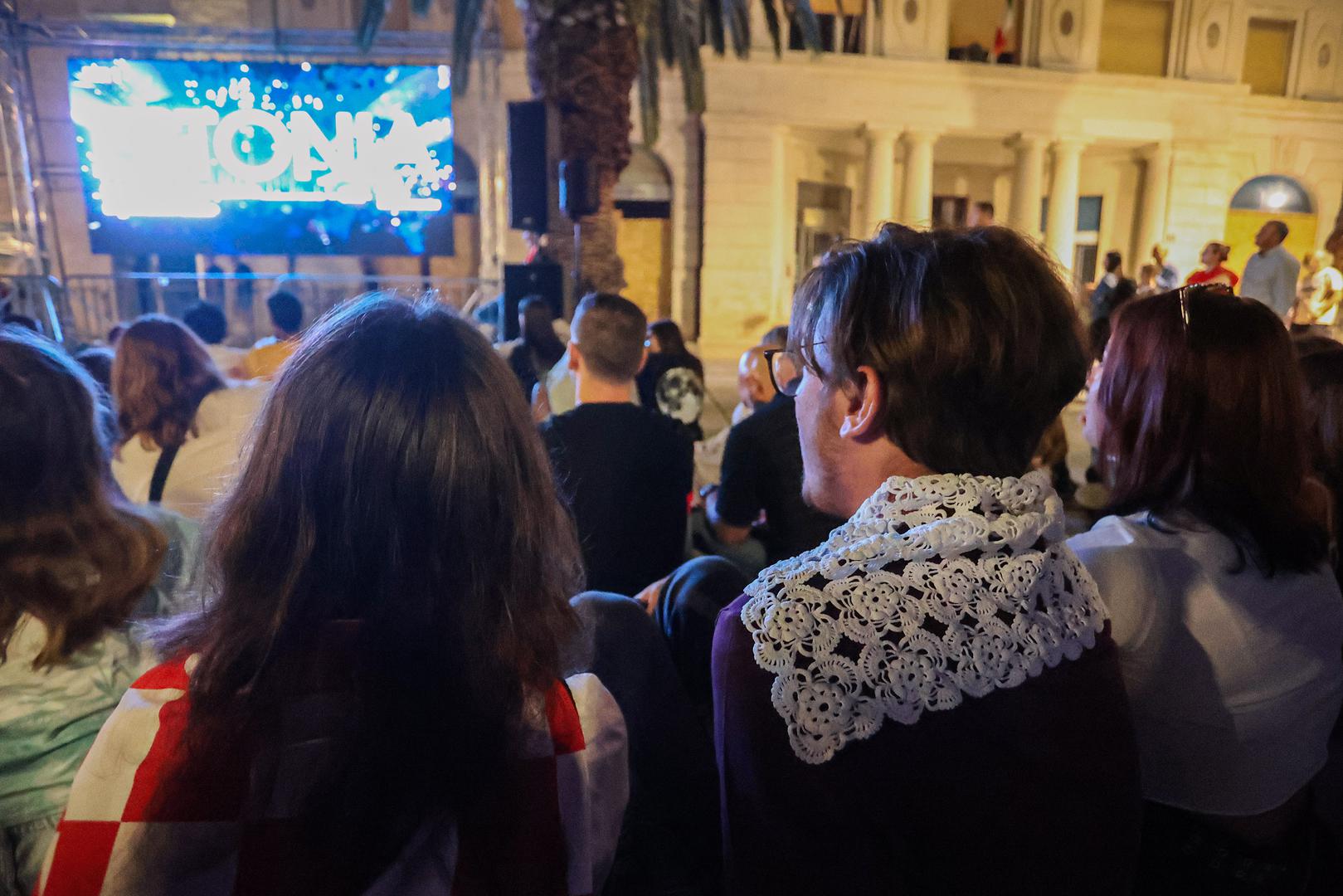 Split: Grad i Turistička zajednica organizirali su gledanje Eurosonga na rivi