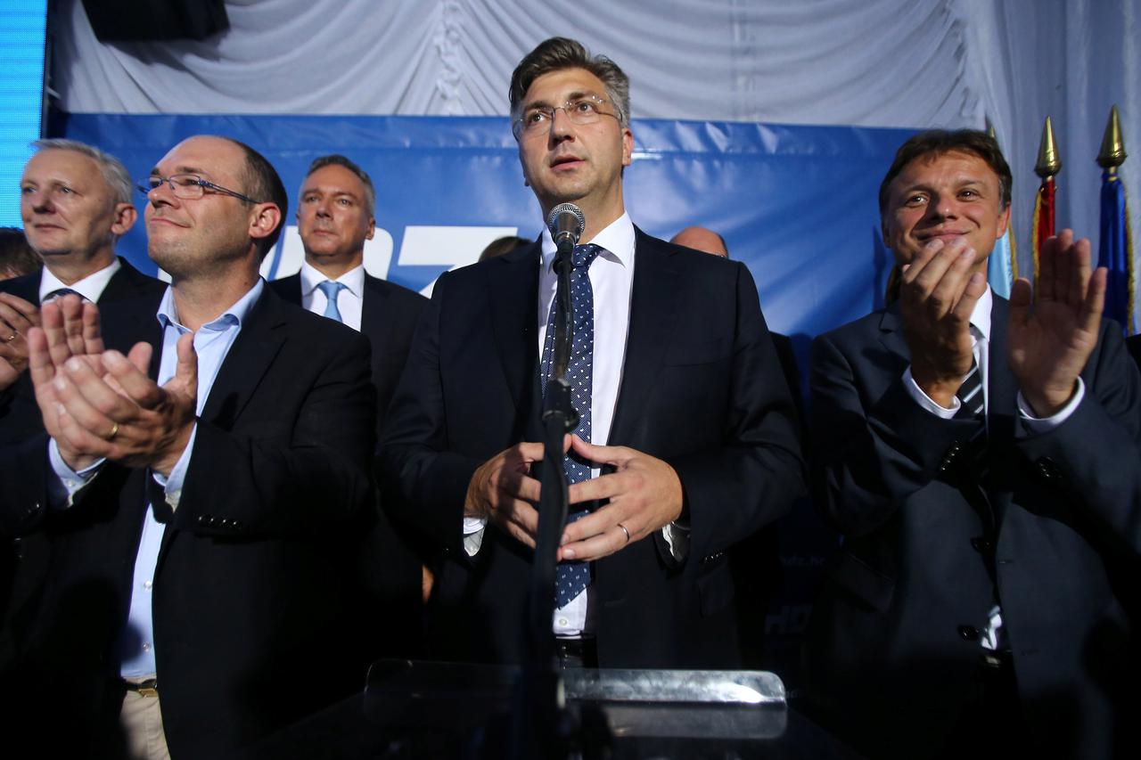 Davor Ivo Stier, Andrej Plenković i Gordan Jandroković